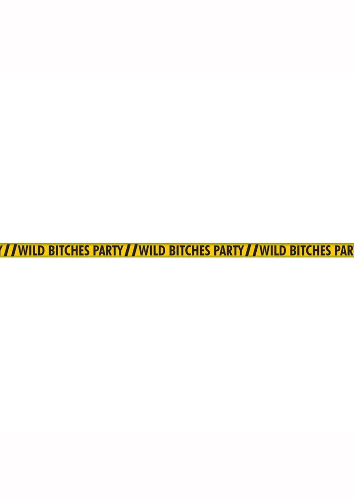Wild Bitches Party Tape - Black/Yellow - 100ft