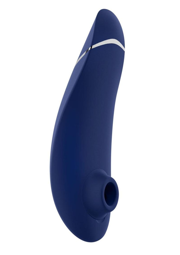 Womanizer Premium 2 Rechargeable Silicone Clitoral Stimulator - Blue/Blueberry