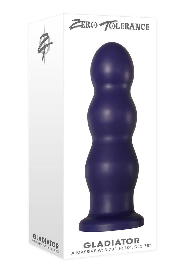Zero Tolerance Gladiator Anal Plug - Extra - Purple - Large