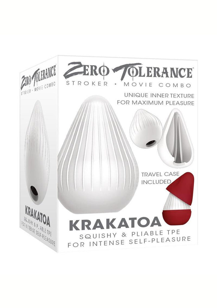 Zero Tolerance Krakatoa Volcano Stroker - Red/White
