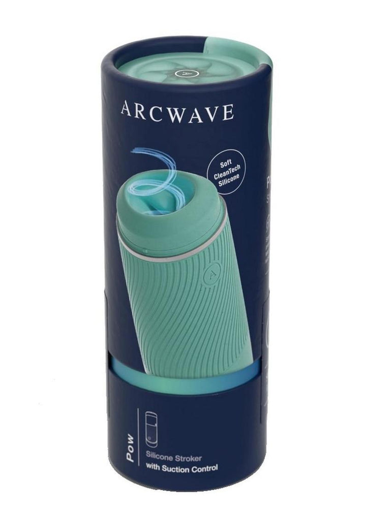 Arcwave Pow Silicone Dual End Stroker - Green/Mint Teal