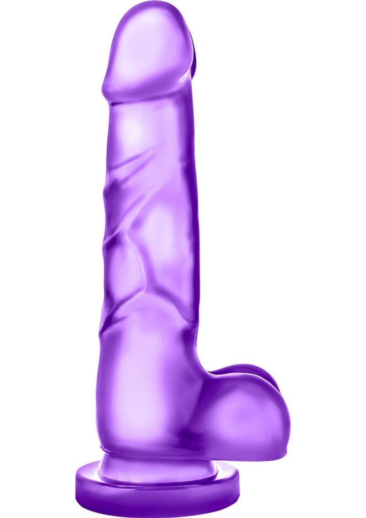 B Yours Sweet N' Hard 4 Dildo with Balls - Purple - 3in