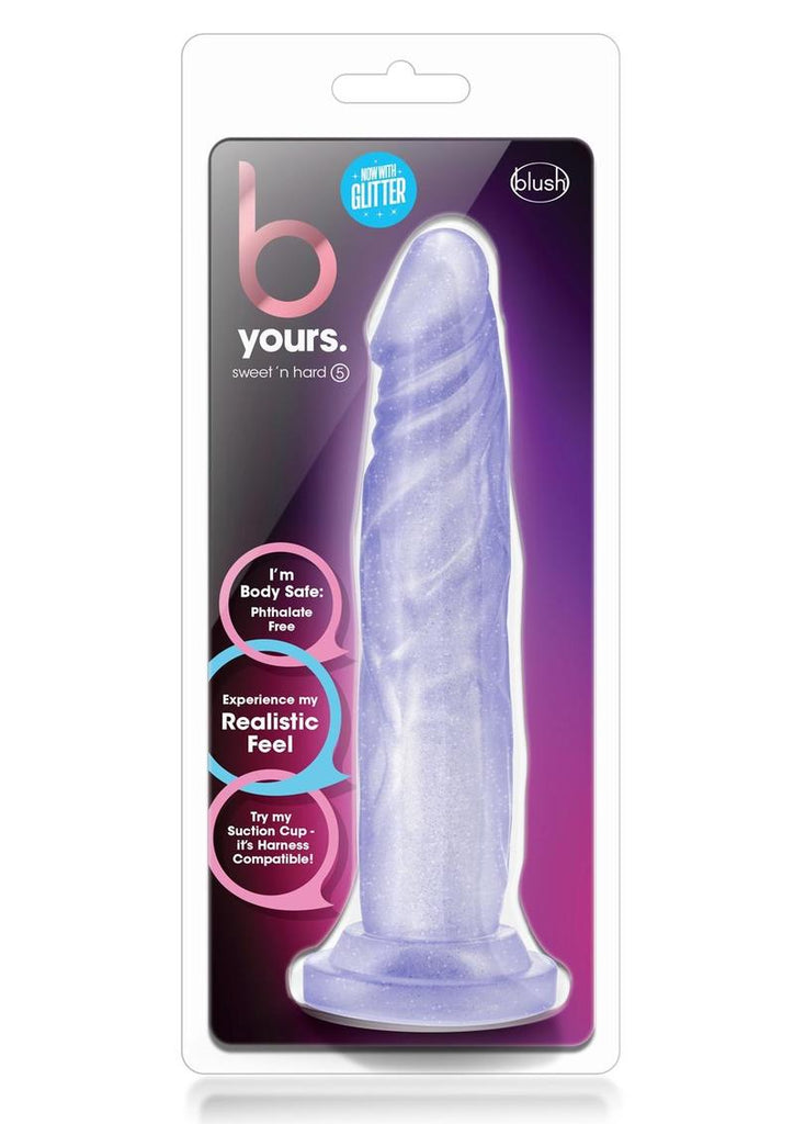 B Yours Sweet N' Hard 5 Dildo - Clear - 7.5in