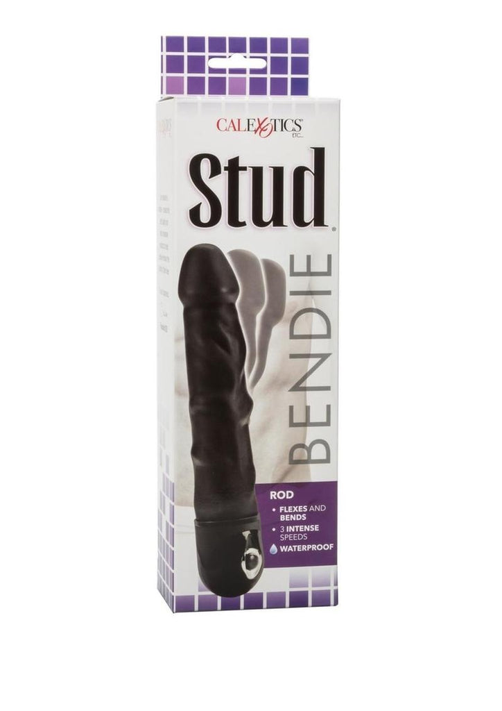 Bendie Stud Rod Vibrator - Black