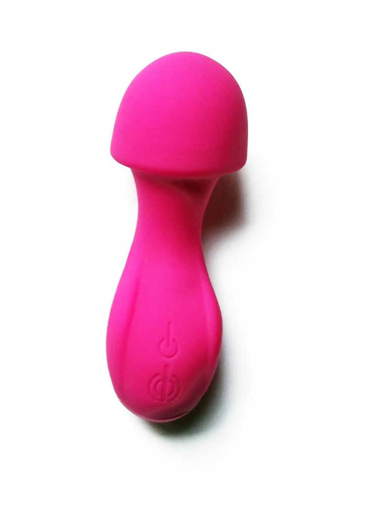 Bliss Magic Mushroom Silicone Massager Waterproof - Magenta/Pink