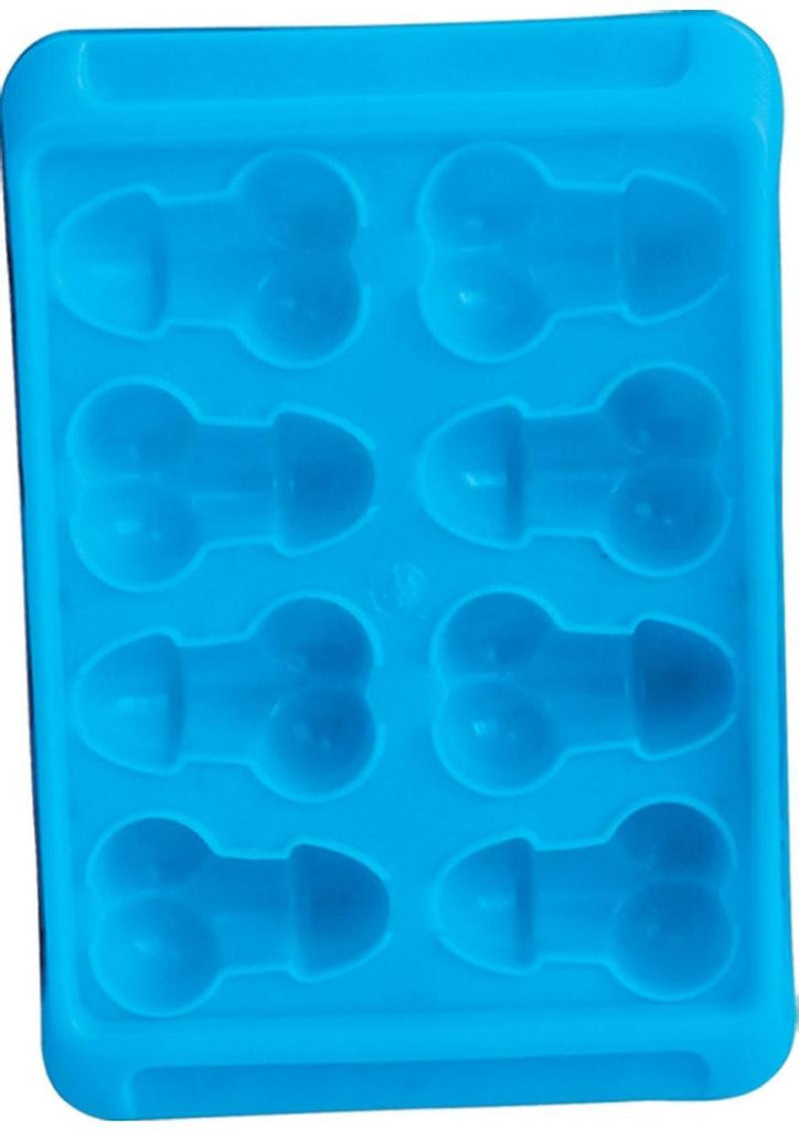 Blue Balls Penis Ice Tray - Blue - 2 Per Pack
