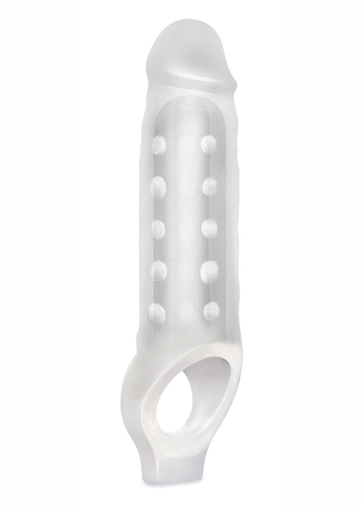 Blue Line C and B Gear Mighty Extender Penis Sleeve - Clear