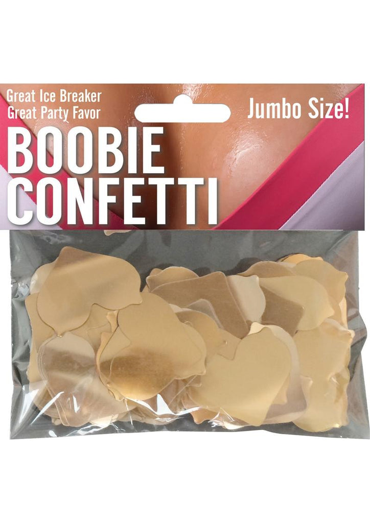 Boobie Mylar Confetti Pack Gold Jumbo Size - Gold