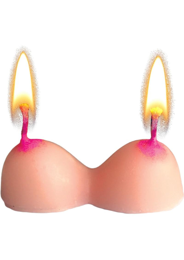 Boobie Party Candles - 3 Each Per Pack