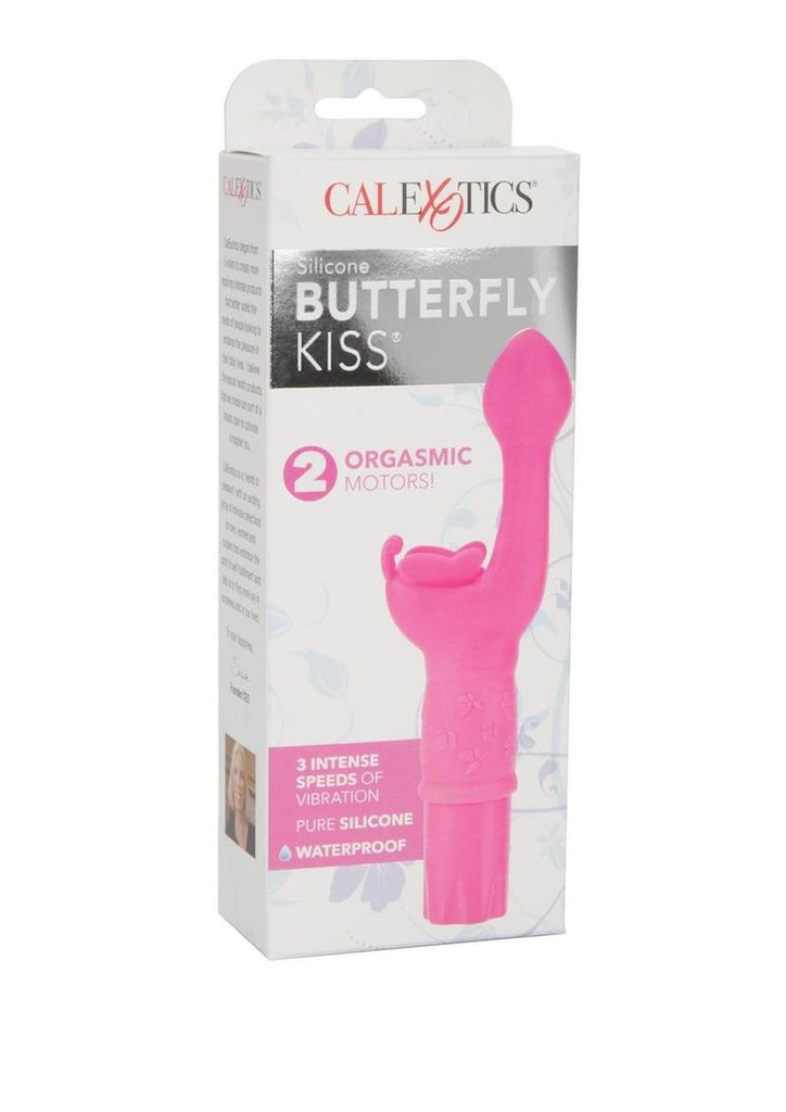 Butterfly Kiss Silicone Vibrator - Pink