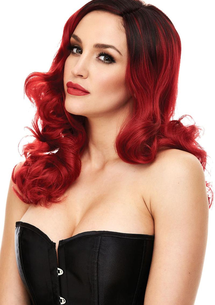 Candice Wig - Black/Red