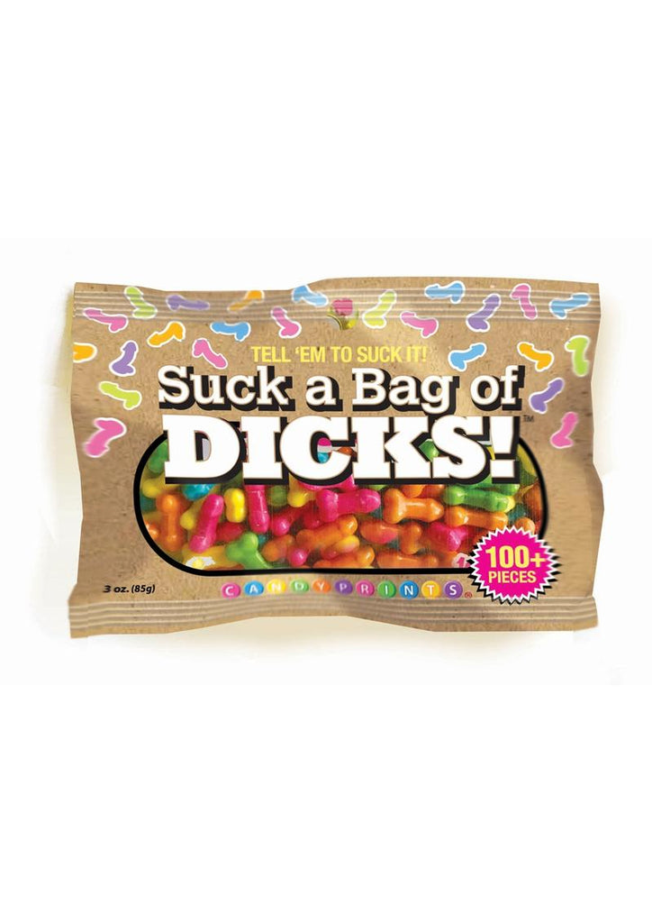 Candyprints Suck A Bag Of Dicks - 3oz - 100 Per Bag/Bag