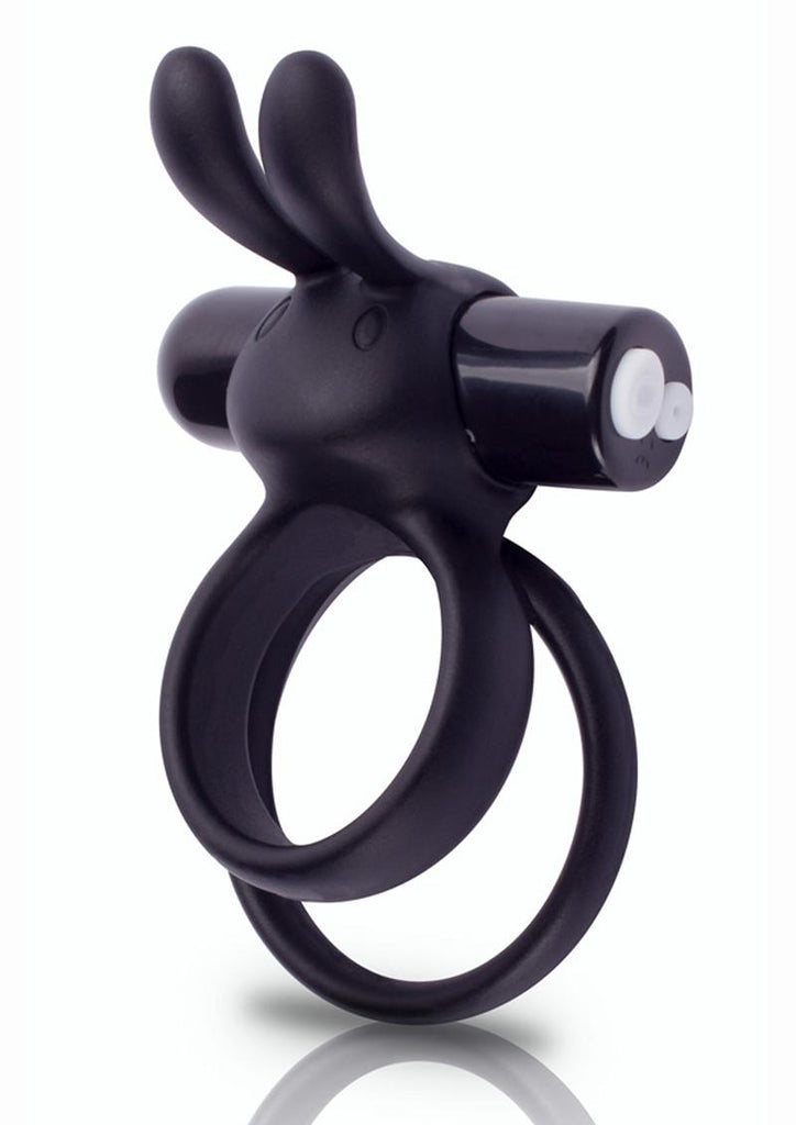 Charged Ohare XL Silicone USB Rechargeable Wearable Rabbit Vibe C-Ring Black (Individual - Black - XLarge