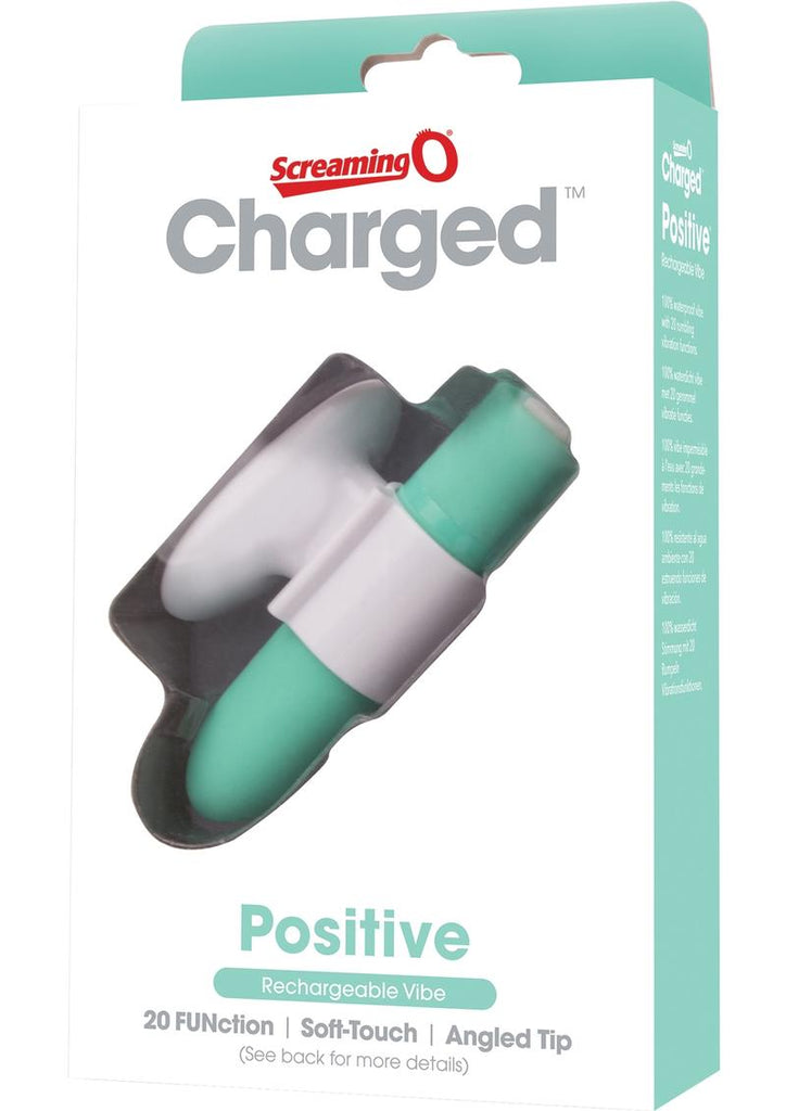 Charged Positive Rechargeable Waterproof Vibe - Kiwi