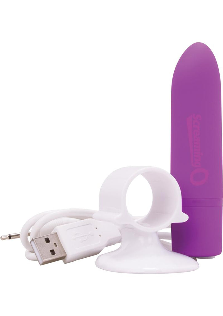 Charged Positive Rechargeable Waterproof Vibe - Purple
