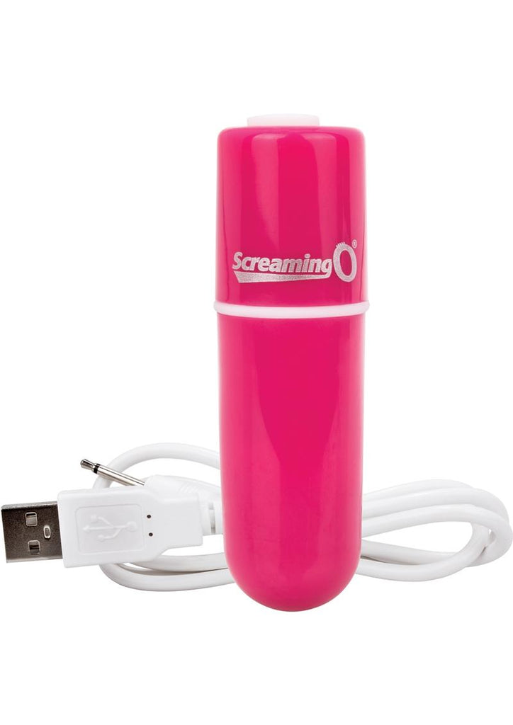 Charged Vooom Rechargeable Bullet Vibe Waterproof - Pink