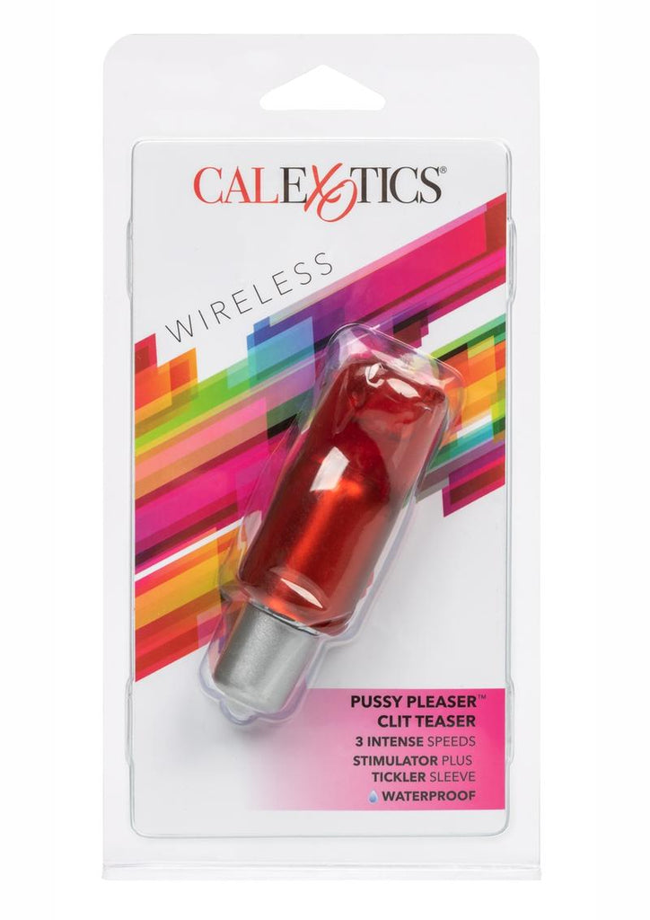 Classic Pussy Pleaser Clit Teaser Clitoral Stimulator - Red