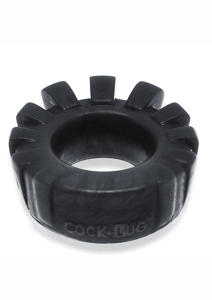 Cock Lug Lugged Cock Ring - Black