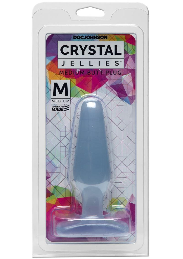 Crystal Jellies Butt Plug - Clear - Medium