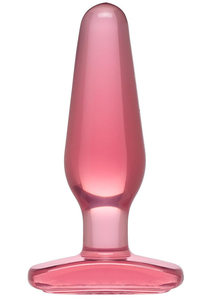 Crystal Jellies Butt Plug - Pink - Medium