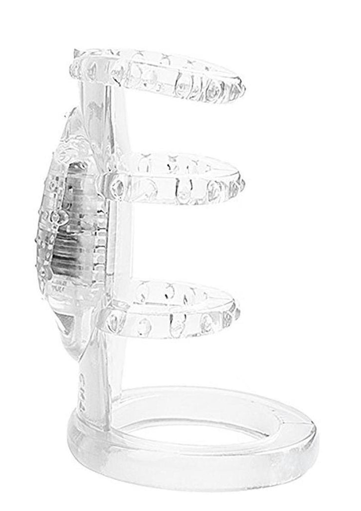 Doctor Love's Zinger Vibrating Cock Cage - Clear