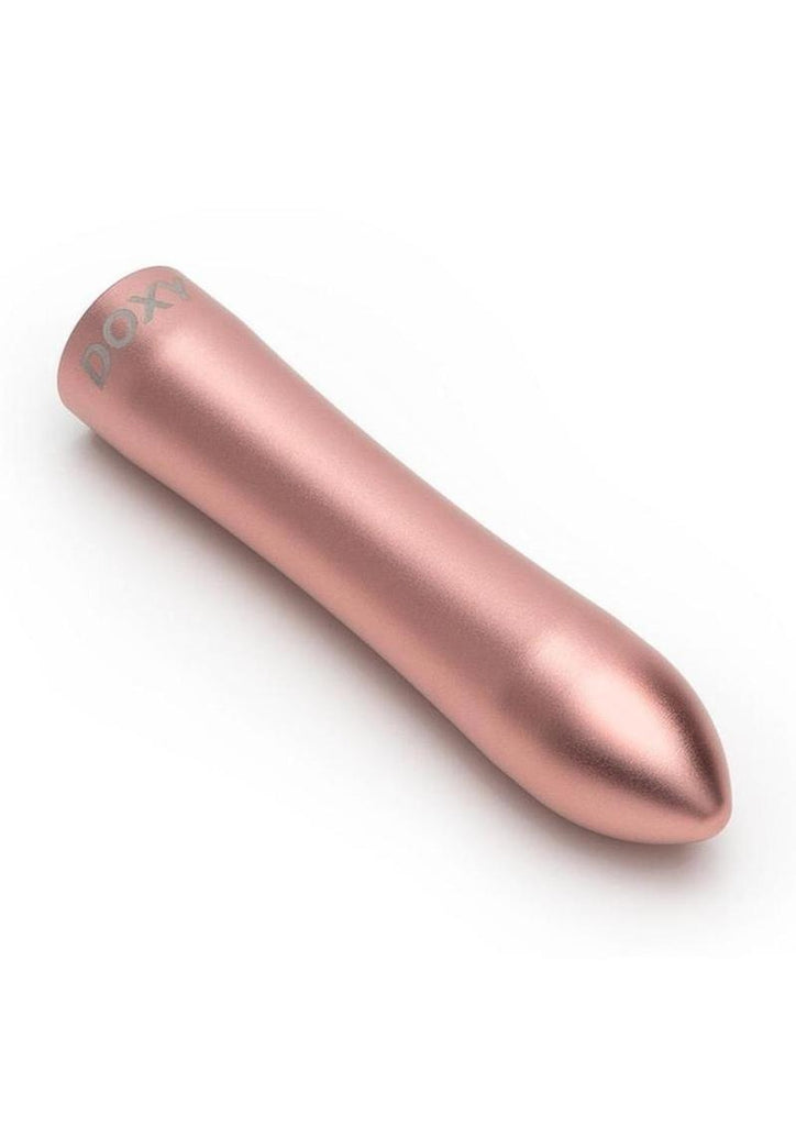 Doxy Bullet Rechargeable Aluminum Vibe - Gold/Pink