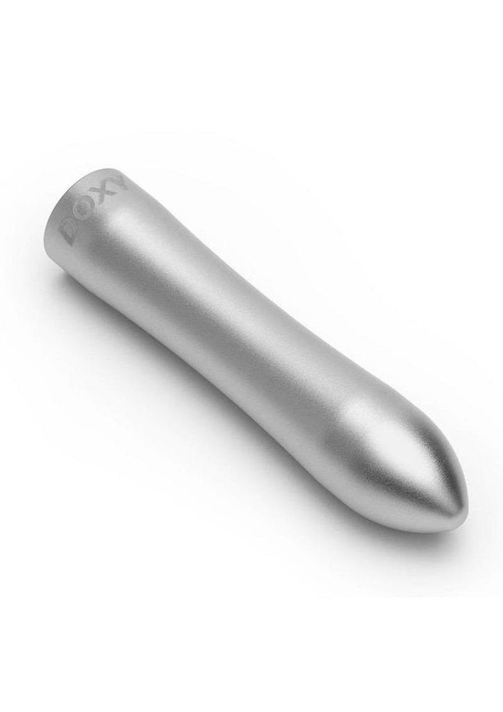 Doxy Bullet Rechargeable Aluminum Vibe - Metal/Silver