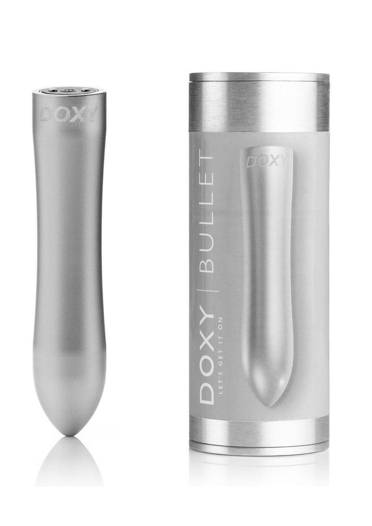 Doxy Bullet Rechargeable Aluminum Vibe - Metal/Silver