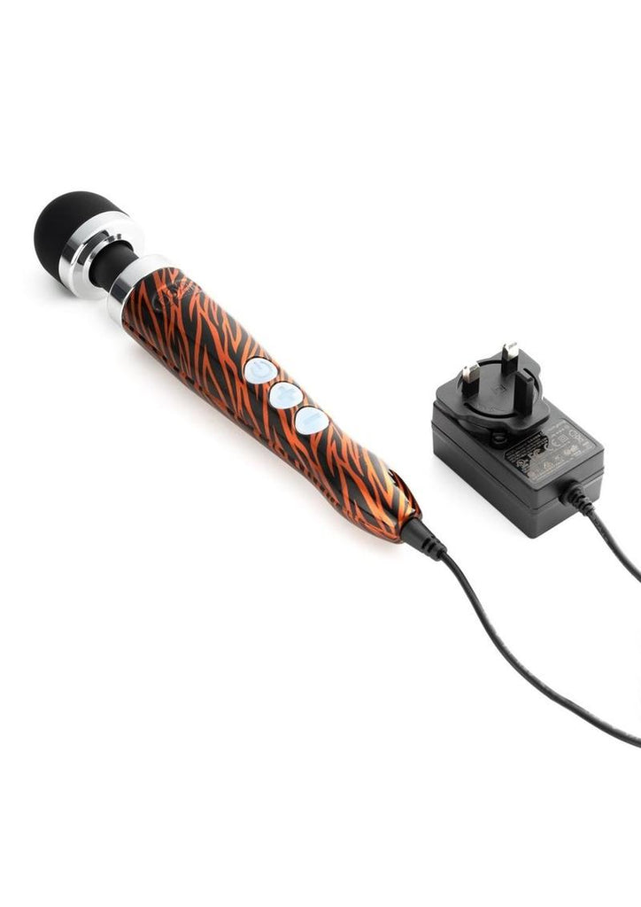 Doxy Die Cast 3 Wand Plug-In Wand Massager - Animal Print/Tiger Pattern