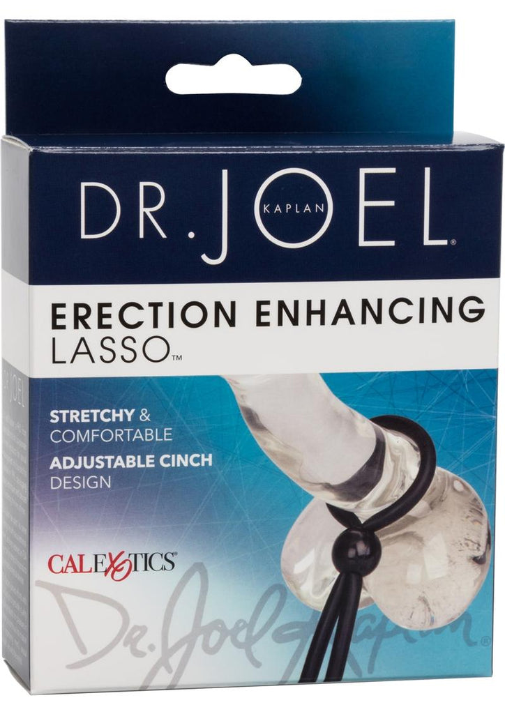 Dr. Joel Kaplan Erection Enhancing Lasso Cock Ring - Black