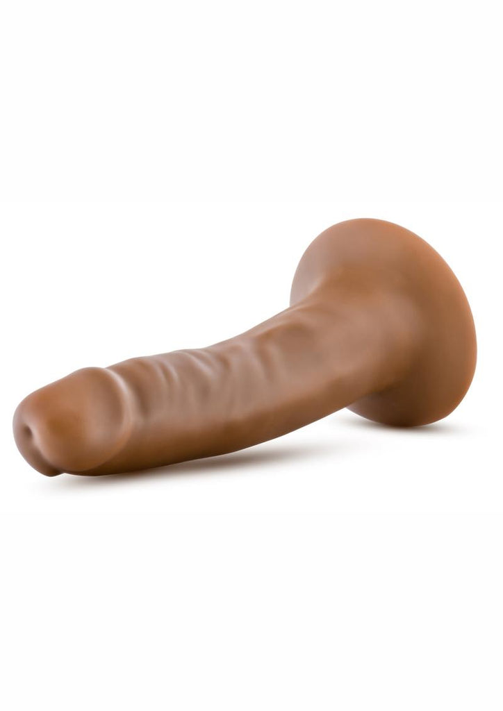 Dr. Skin Cock Dildo with Suction Cup - Brown/Caramel - 5.5in