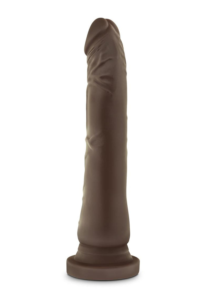 Dr. Skin Realistic Cock Basic 8.5 Dildo - Chocolate - 8.5in