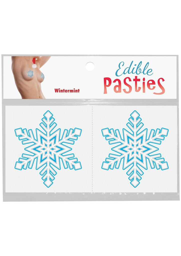 Edible Pasties - Snowflakes (Wintermint