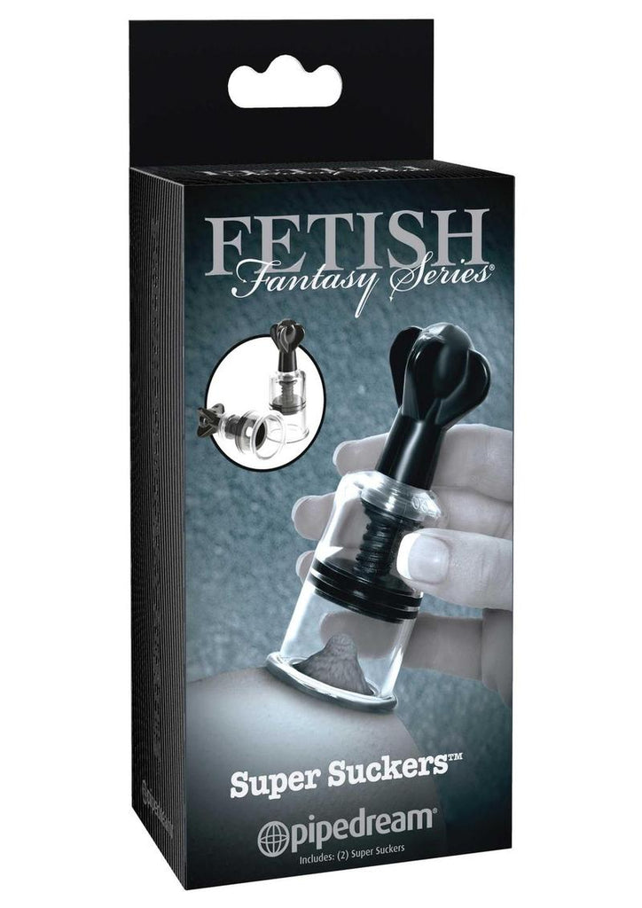 Fetish Fantasy Series Limited Edition Super Suckers - Black/Clear