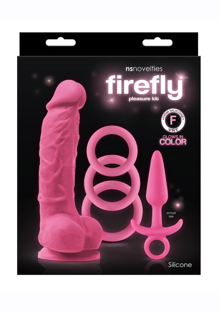 Firefly Pleasure Kit Silicone - Glow In The Dark/Pink