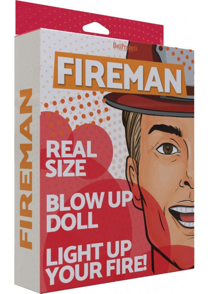 Fireman Blow-Up Doll - Vanilla - 5.5ft