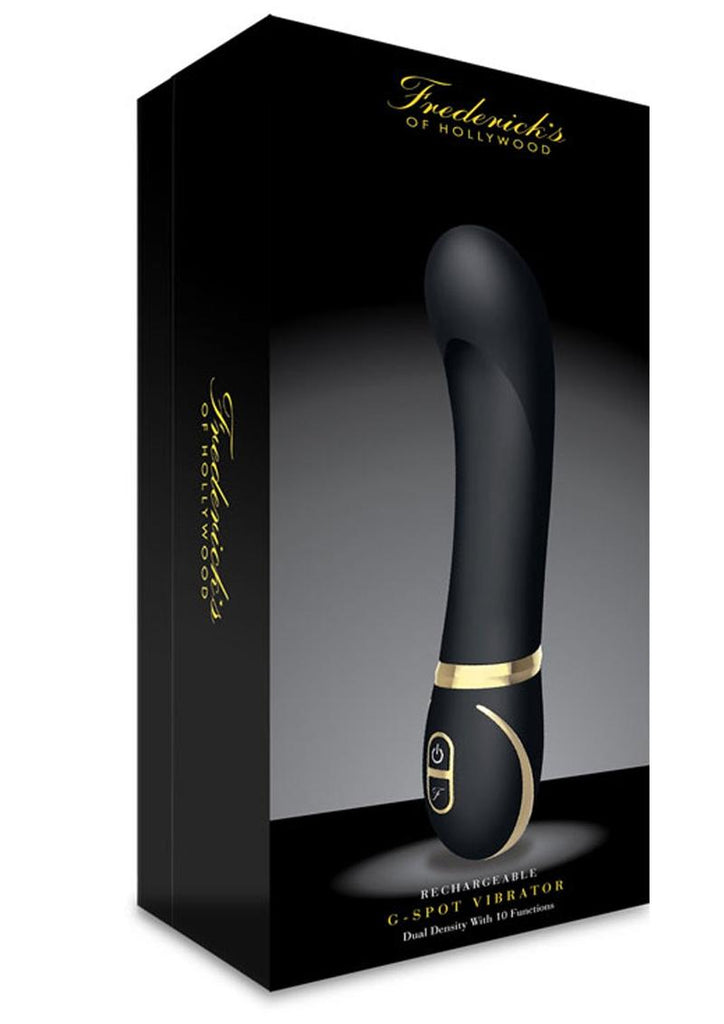 Frederick's Of Hollywood Rechargeable Silicone G-Spot Vibrator Splashproof - Black