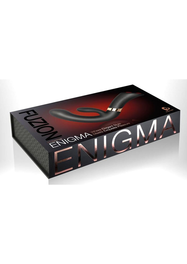 Fuzion Enigma Silicone G-Spot Massager Vibrator - Black