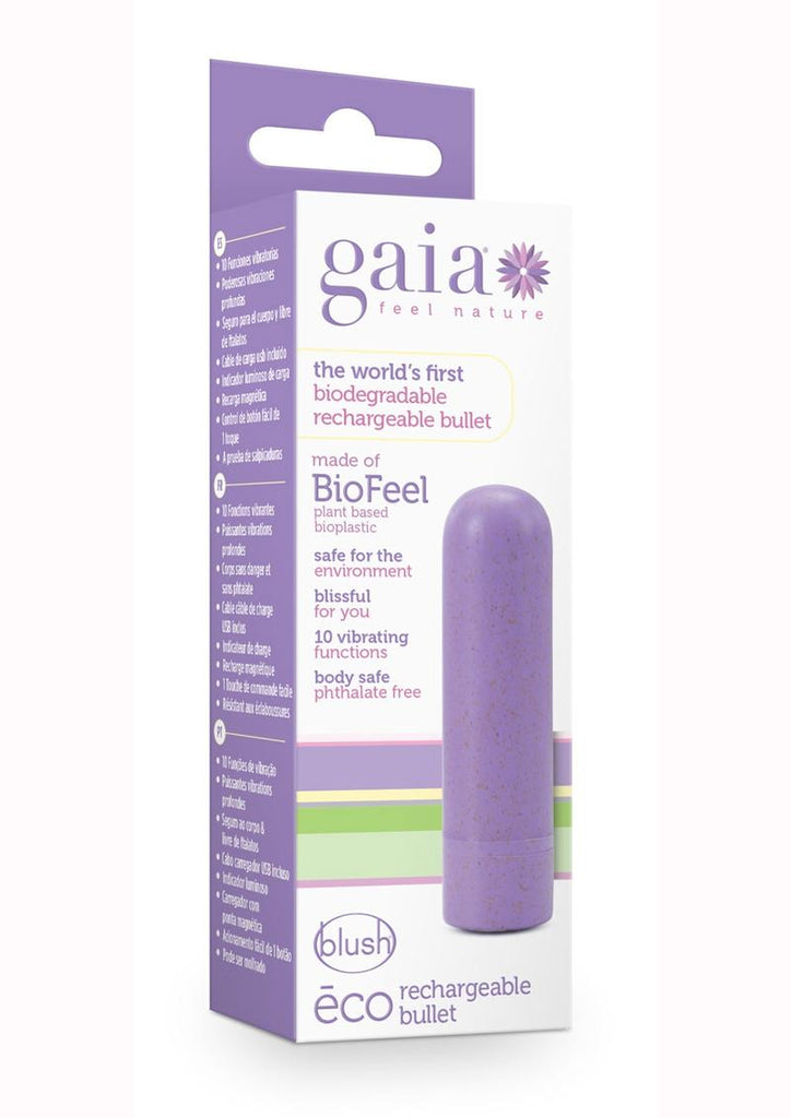 Gaia Eco Rechargeable Bullet - Lilac/Purple