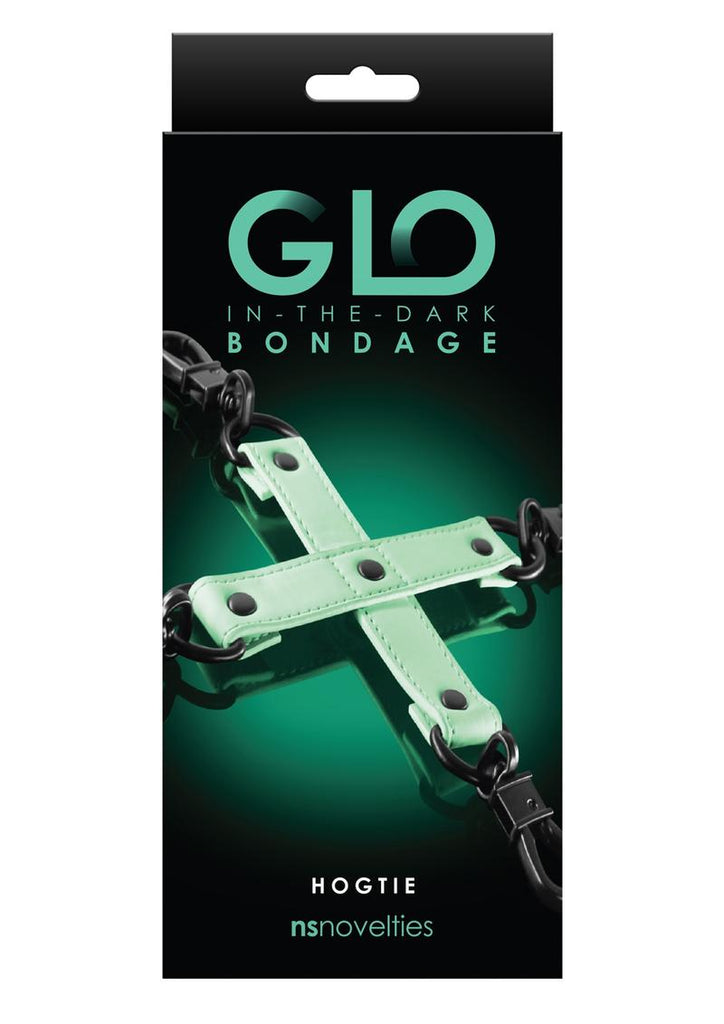Glo Bondage Glow In The Dark Hog Tie - Glow In The Dark/Green