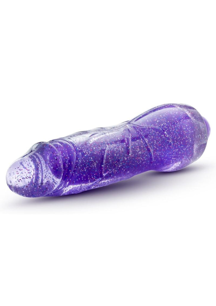 Glow Dicks Molly Glitter Vibrator - Glow In The Dark/Purple