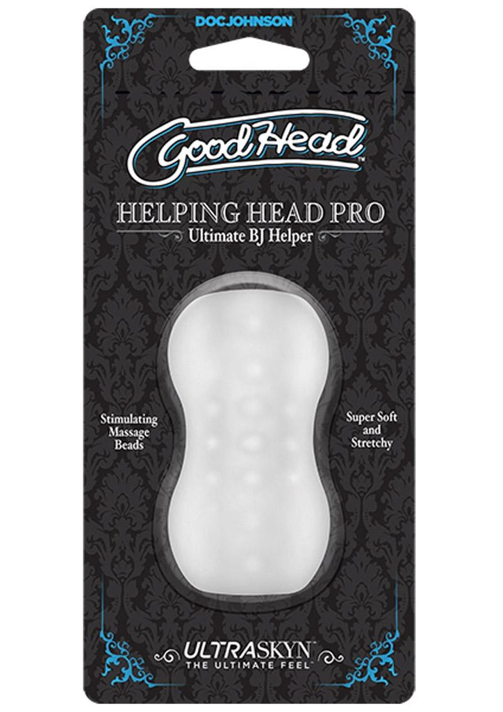 Goodhead Helping Head Pro Masturbator - Frost/White