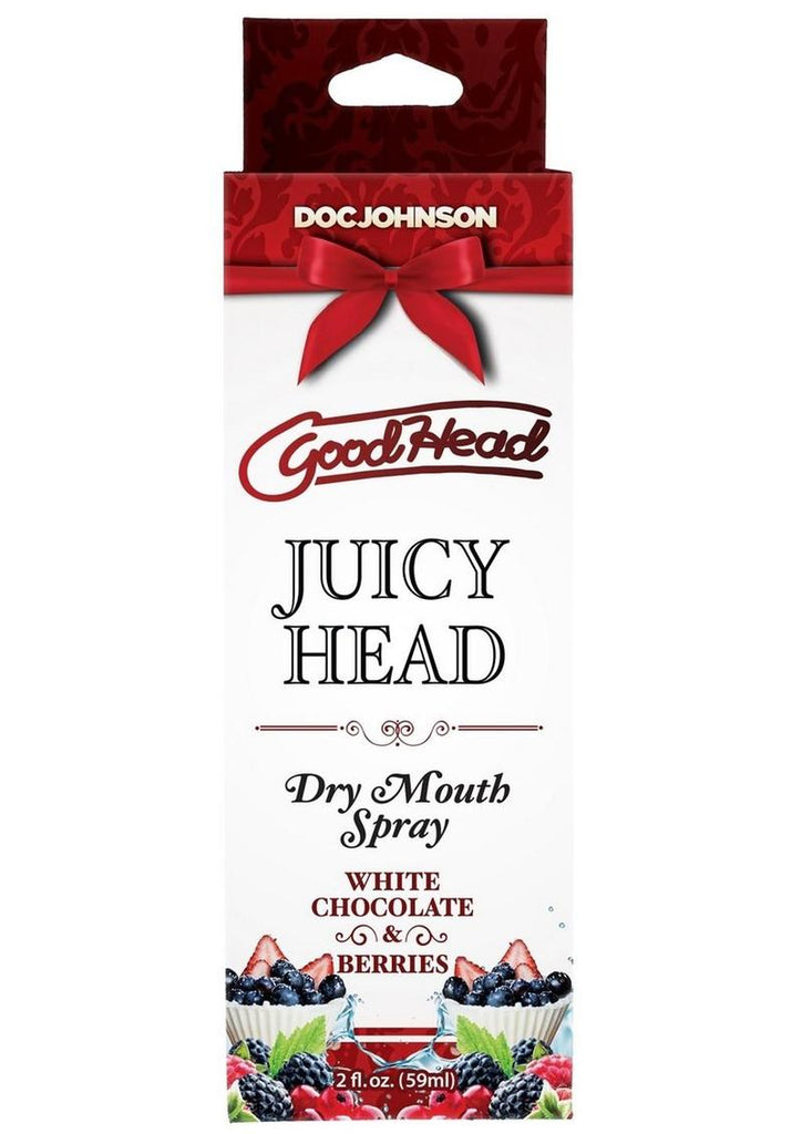 Goodhead Juicy Head Dry Mouth Spray - White Chocolate and Berries - 2oz