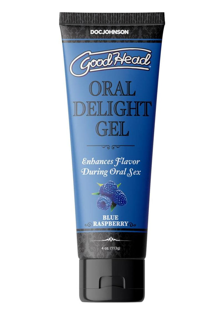 Goodhead Oral Delight Gel Flavored Blue Raspberry - 4oz - Bulk