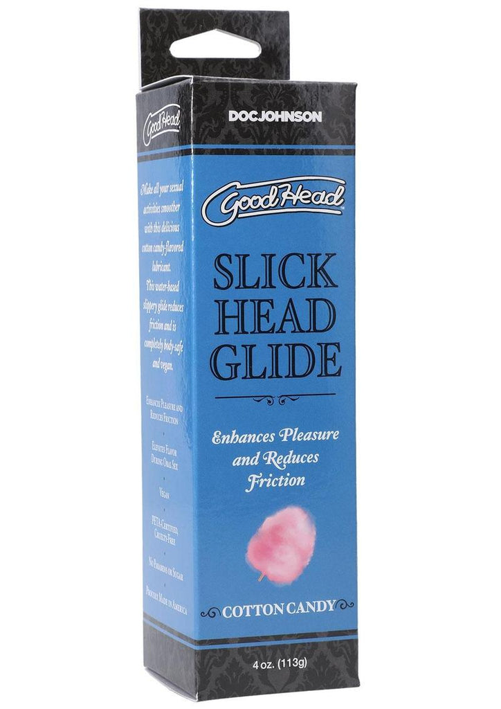 Goodhead Slick Head Glide Water Based Flavored Lubricant Cotton Candy - 4oz
