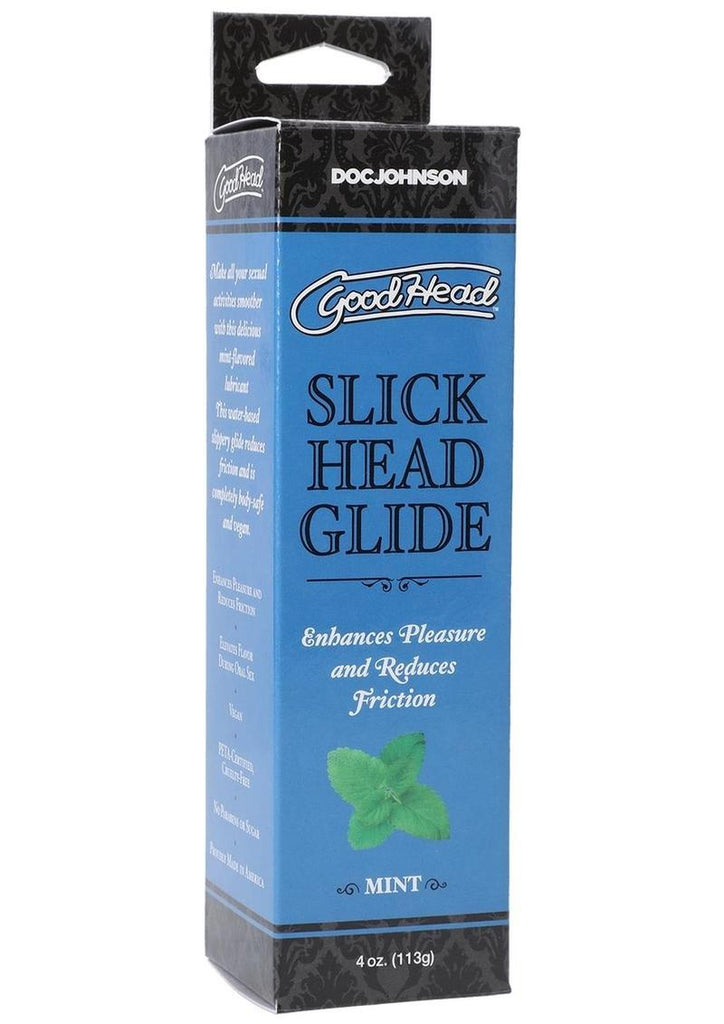 Goodhead Slick Head Glide Water Based Flavored Lubricant Mint - 4oz