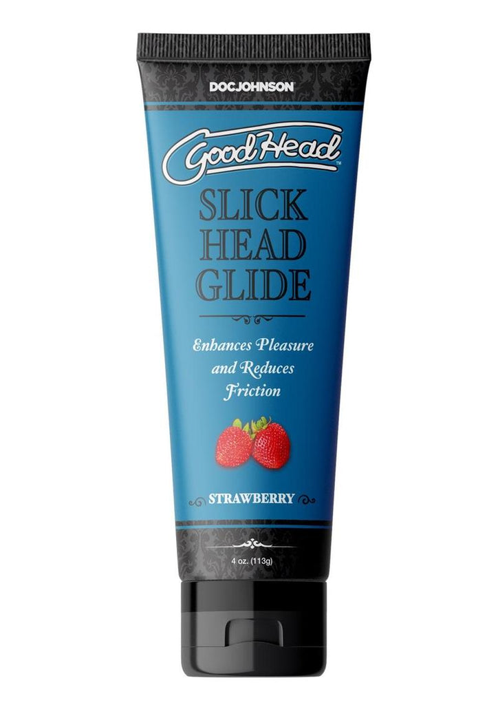 Goodhead Slick Head Glide Water Based Flavored Lubricant Strawberry - 4oz - Bulk