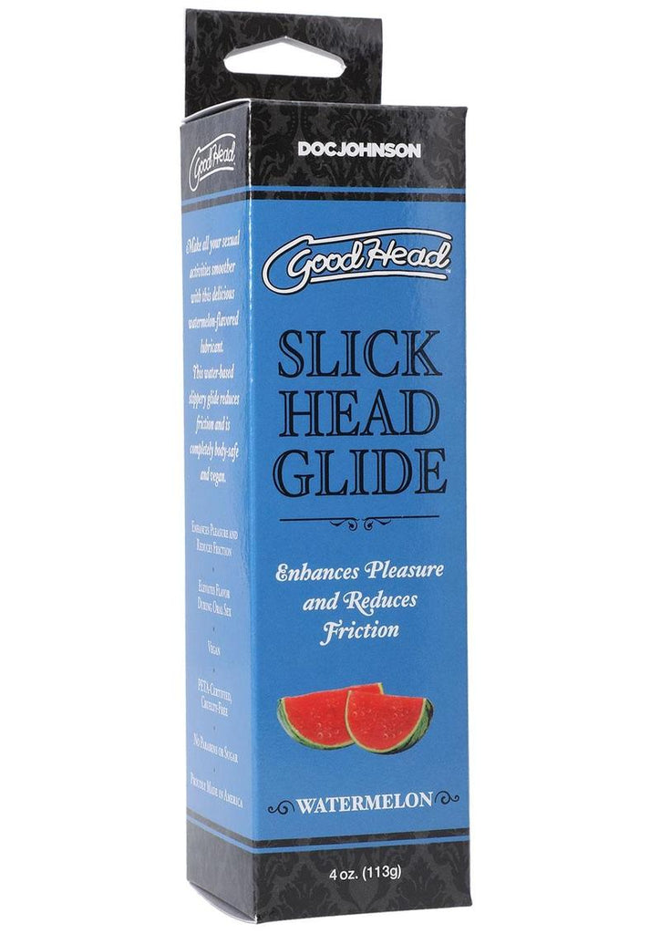 Goodhead Slick Head Glide Water Based Flavored Lubricant Watermelon - 4oz