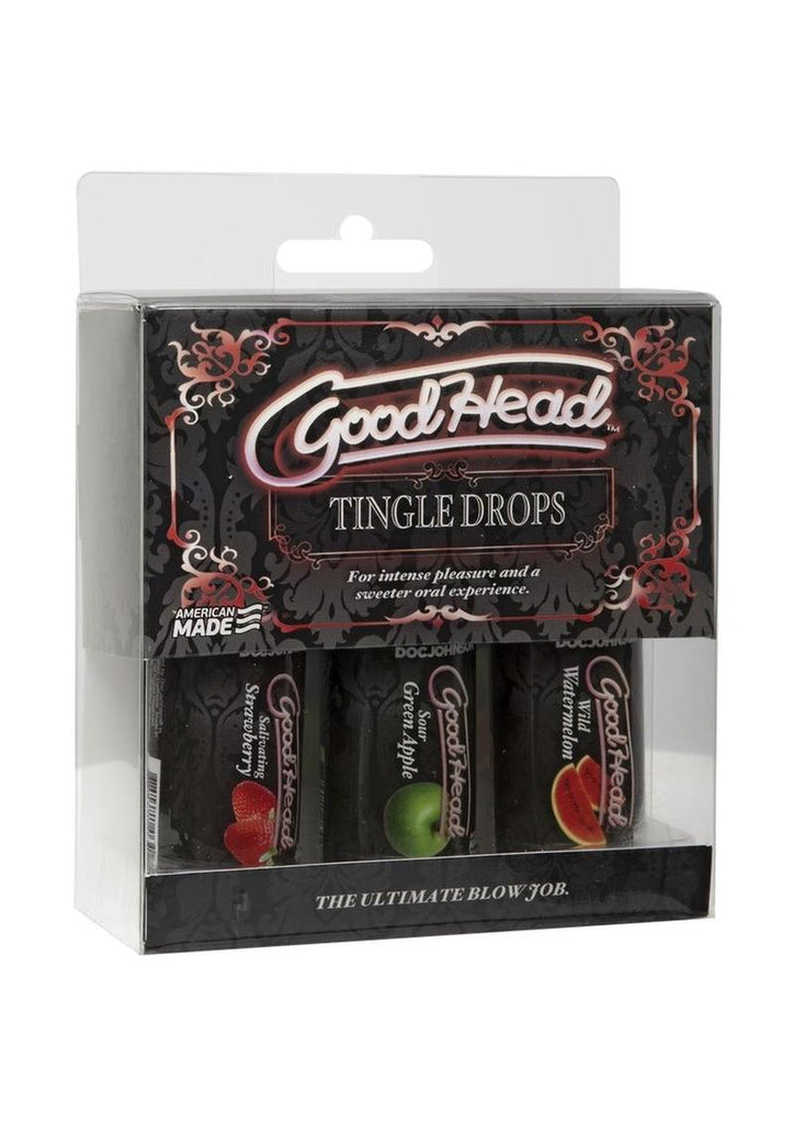 Goodhead Tingle Drops 1oz Assorted - 3 Pack