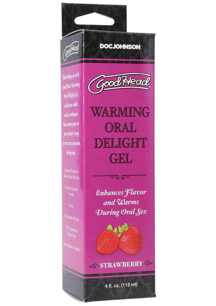Goodhead Warming Head Oral Delight Gel Flavored Strawberry - 4oz